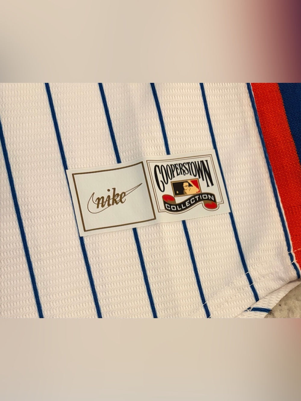 Nike Authentic Cooperstown New York Mets Mike Piazza #31 MLB Jersey Men’s Size M - Picture 5 of 7